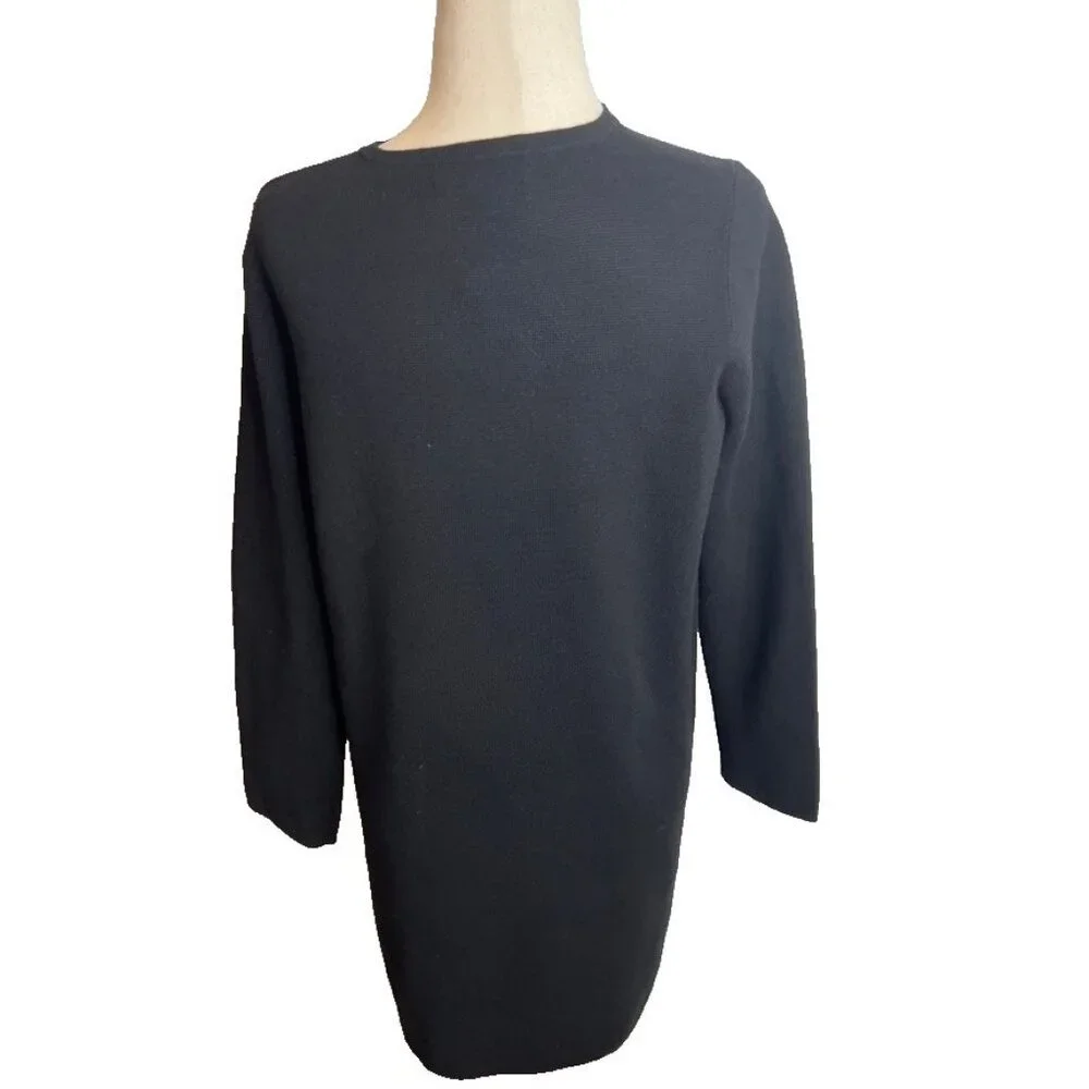 J.Crew $158 Juliette collarless sweater-blazer Black Size XXS J6339 - Picture 8 of 9